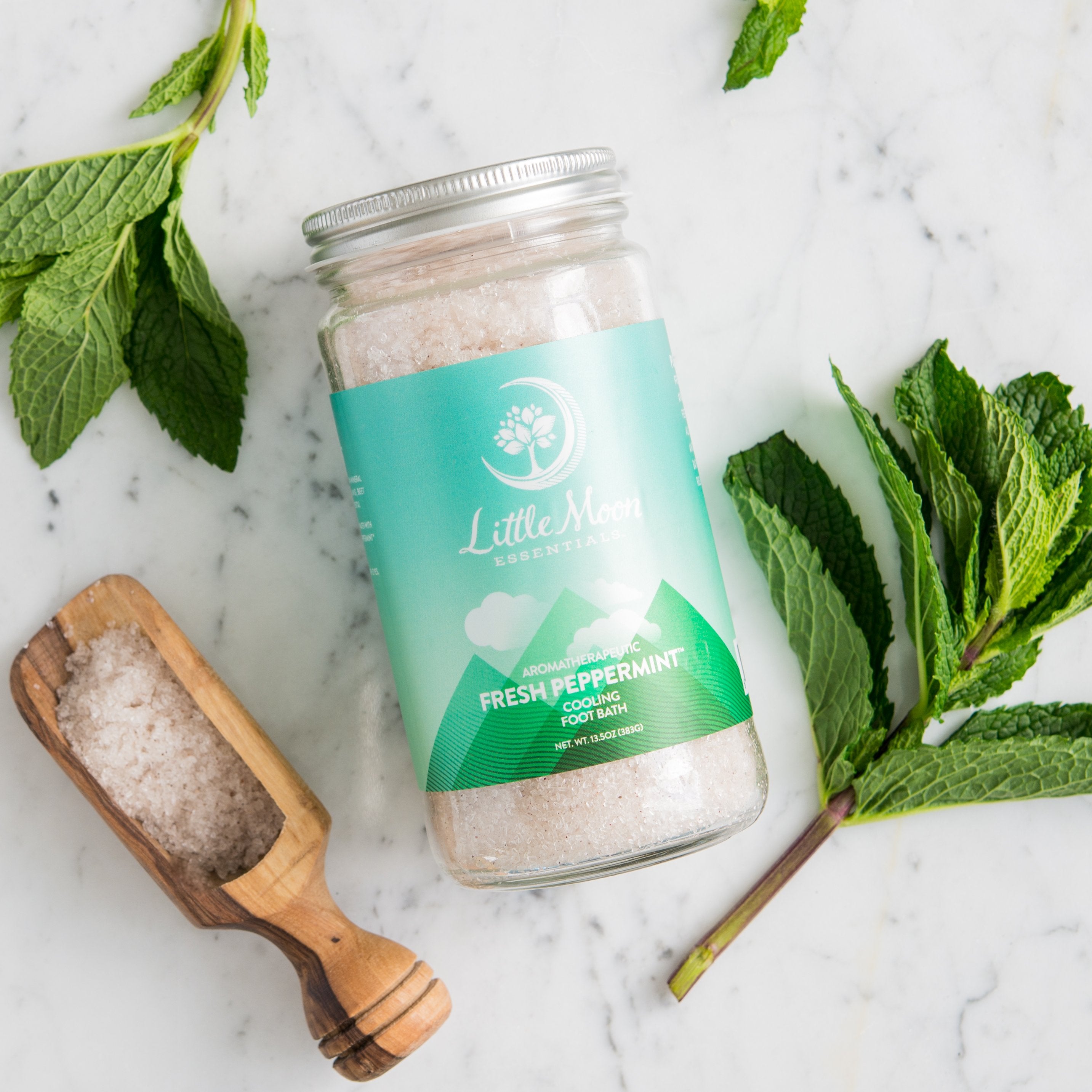 Fresh Peppermint Foot Bath - Little Moon Essentials