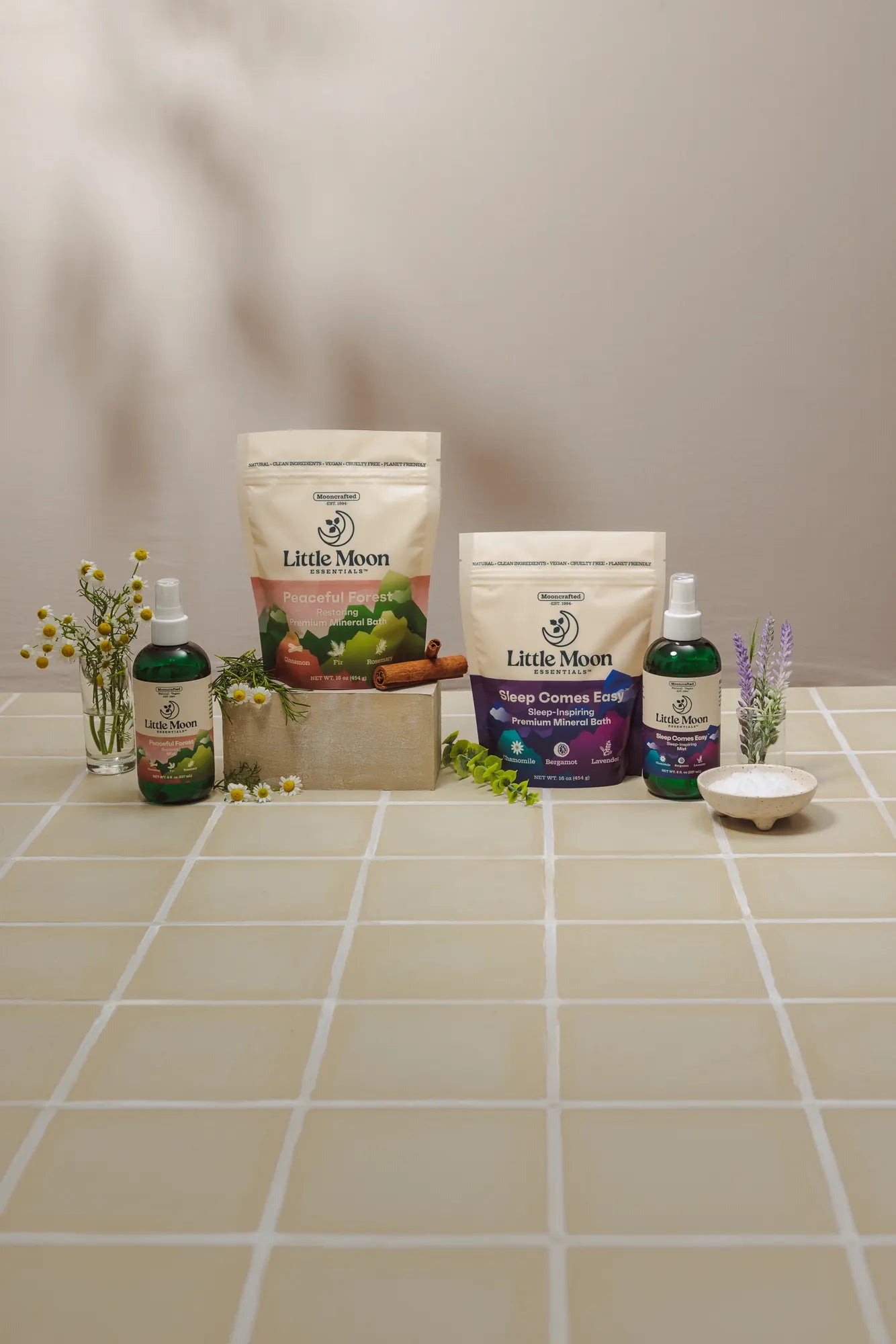 Little Moon mineral baths and mists with fresh botanicals